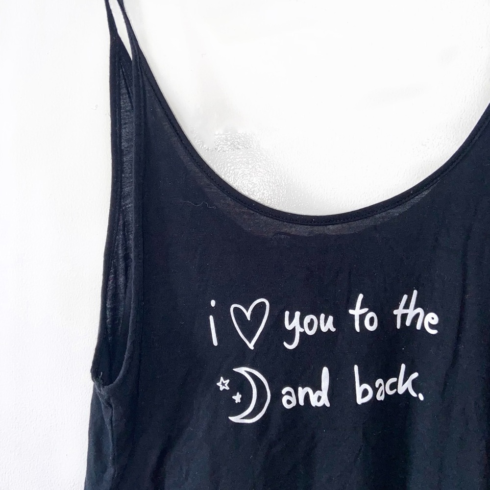 URBAN BEHAVIOUR Moon Cute Tank Top